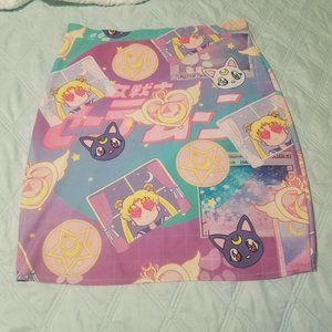 Sailor Moon Vaporwave Skirt